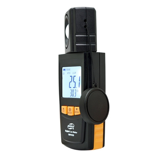 Измеритель уровня освещенности (Люксметр)+термометр, USB  BENETECH GM1020