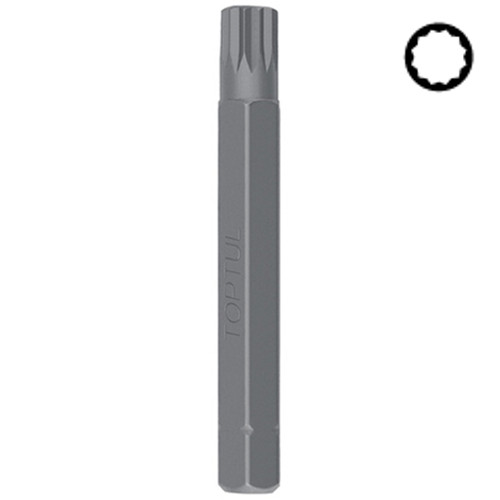 Насадка 10мм L-75мм Spline M10  TOPTUL FSFB1210