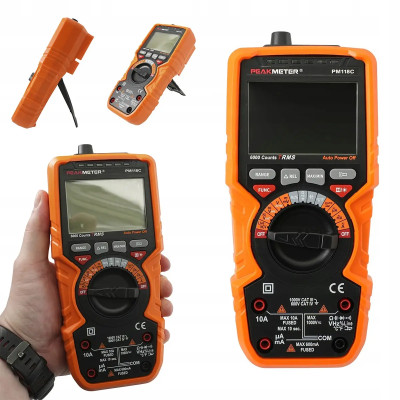 Мультиметр цифровой многофункциональный PeakMeter PM118C для СТО и автосервиса, цена, купить, Киев