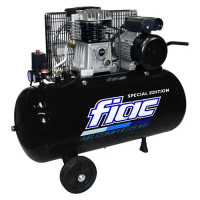 Компресор поршневий ремінний 100л, 330л/хв, 220V, 2,2 кВт FIAC AB100-360-220-BLK-IT