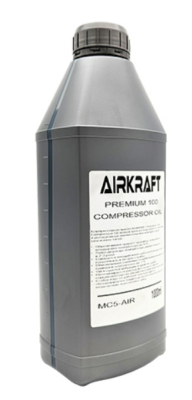 Koмпpeccopнoe мacлo 1л Premium 100 Compressor Oil MC5-AIR-1L AIRKRAFT для СТО и автосервиса, цена, купить, Киев