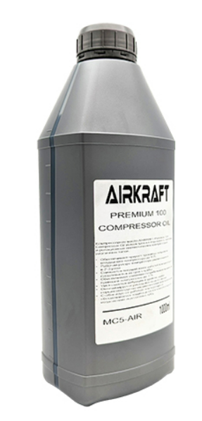 Koмпpeccopнoe мacлo 1л Premium 100 Compressor Oil MC5-AIR-1L AIRKRAFT