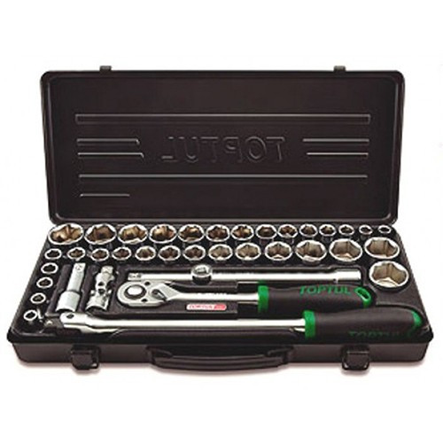 Набор инструмента  1/2"  (дюйм+метр.) 38ед.  TOPTUL GBB38190