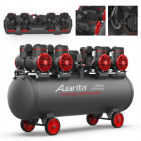 Компресор безмасляний поршневий 120л 220В AUARITA 2-1450X4F120-220