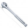 Трещотка 1/4" 36 зубцов (металлическая ручка)  TOPTUL CHAG0813