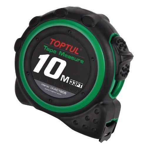 Рулетка 10м  TOPTUL IAAC3010