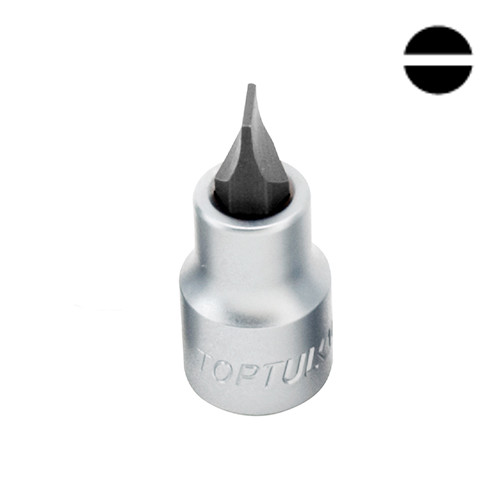 Головка с шлицевой насадкой 6.5mm 37mm 1/4"  TOPTUL BCCA086E
