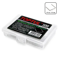 Скоба для гарячого степлера (100 шт, W-тип, 0.8 мм) TOPTUL JLAV0208