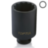 Головка торцевая ударная длинная 1/2" 32мм 12-гр. KABJ1632 TOPTUL