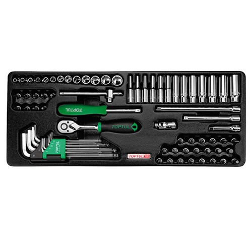 Набор инструмента  1/4"  72ед. (в ложементе, тип В)  TOPTUL GCAT7202