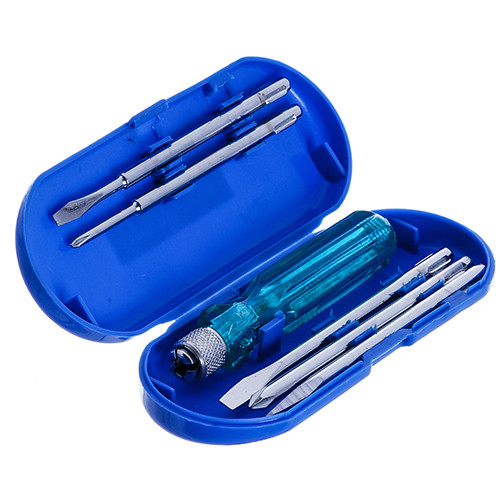 Отвертка переставная со вставками 5-в-1   СТАНДАРТ(с индикатором напряжения)   SDS0501