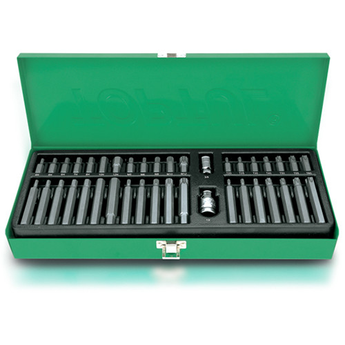 Набор бит 10мм HEX,TORX,SPLINE  40ед.  TOPTUL GAAD4002