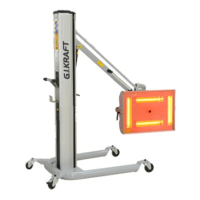 Инфракрасная коротковолновая сушка (4х1000W, 40°C-100°C, 0-99мин, ж/к дисплей, датчик расстояния и t°) G.I. KRAFT GI15115 для СТО и автосервиса, цена, купить, Киев