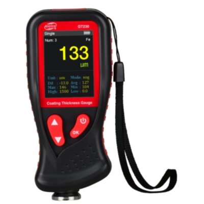 Товщиномір ЛКП HD-дисплей Fe/nFe, 0-1300 мкм BENETECH GT230 для СТО та автосервісу, ціна, купити, Київ