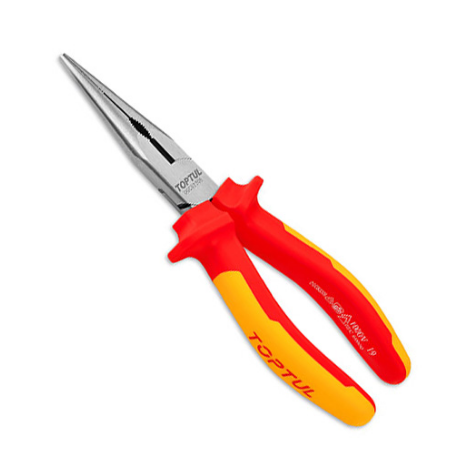 Плоскогубцы с удлиненными губками 8" 1000V VDE (chrome molybdenum) DGCB2208 TOPTUL