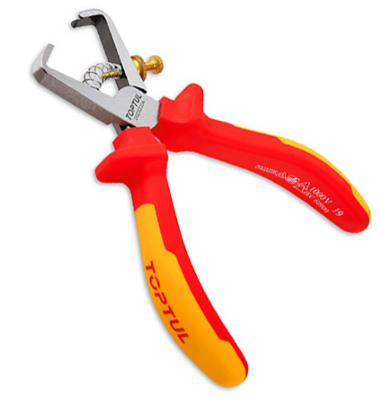 Клещи для снятия изоляции 6" 1000V VDE (chrome molybdenum) DGCD2206 TOPTUL