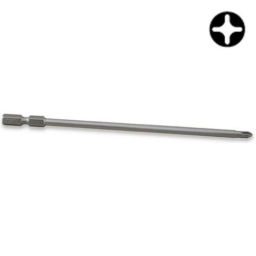 Насадка 1/4" 150мм  PH2 магнитная (под шуруповерт)  TOPTUL FSLC0802