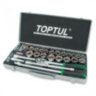 Набор инструмента  1/2"  (дюйм+метр.) 43ед.  TOPTUL GCAD4303