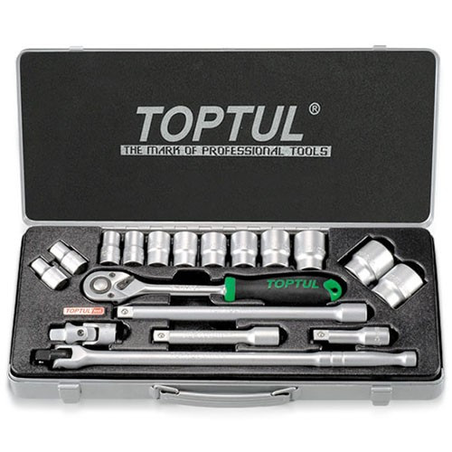 Набор инструмента  1/2"  18ед. (6-гр.)  TOPTUL GCAD1802
