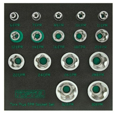 Набір головок Torx Plus EPR 1/4