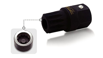 Головка для маслосливной пробки VW, AUDI (M16H) L38mm  TOPTUL JDBB1617