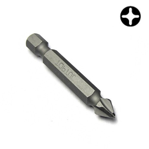 Насадка 1/4" 50мм PH2 2в1 (бита+зенковка по дереву) 2шт.  TOPTUL FWAA0802G