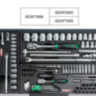 Тележка с инструментом (Pro-Plus) 7 секций 305ед. красная  TOPTUL GCAJ305H