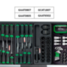 Тележка с инструментом (Pro-Plus) 7 секций 305ед. красная  TOPTUL GCAJ305H
