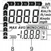 Анемометр (вимірювач потоку повітря) 0-30м/с, -10-45°C WINTACT WT9056