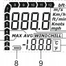 Анемометр (измеритель потока воздуха) 0-30м/с, -10-45°C WINTACT WT9056