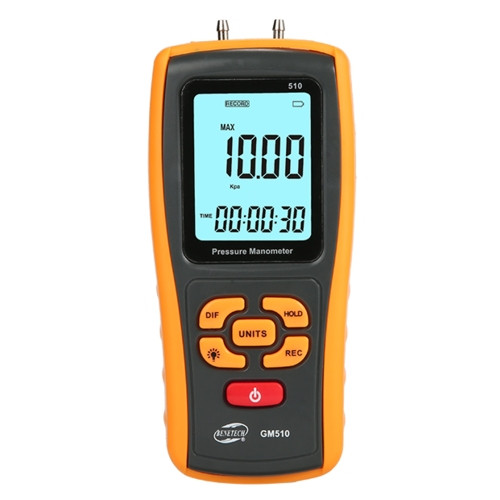 Дифференциальный микроманометр USB, ±10 кПа  BENETECH GM510