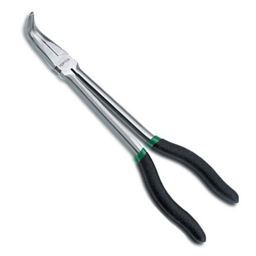 Плоскогубцы с удлиненными губками  L280mm загнутые (угол 90°)  TOPTUL DFAI1211