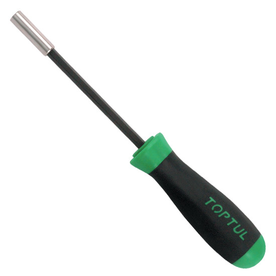 Отвертка-битодержатель 1/4" x 240mm с магнитом  TOPTUL FTBA0824