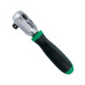 Трещотка 1/4" 45 зубцов укороченная (резиновая ручка)  TOPTUL CJDI0812