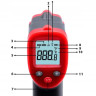 Бесконтактный инфракрасный термометр (пирометр)  -50-400°C, 12:1, EMS=0,95  WINTACT WT319A