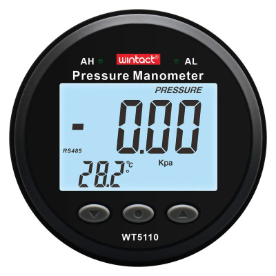 Цифровий диференціальний манометр, інтерфейс RS485, ±50 кПа WINTACT WT5110-50KPA для СТО та автосервісу, ціна, купити, Київ