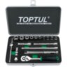 Набор инструмента  1/4"  18ед. дюймового 3/16"-9/16"  TOPTUL GCAD1811