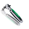 Трещотка 1/2" с шарниром (360°) 72 з. укороченная 1/4"х1/2"  TOPTUL CJMM1616