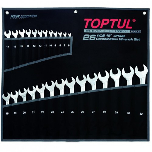 Набор ключей комбинированных 26 шт. 6-32  "Super-Torque"  TOPTUL GPAW2601