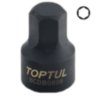 Головка HEX 8мм 1/4" (цельная)  TOPTUL BCDB0808