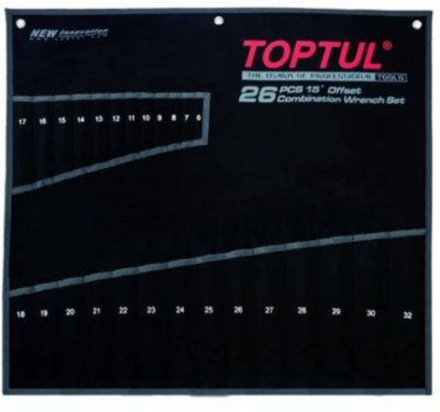 Чехол для гаечных ключей на 26ед. (от набора GPAA2602, GPAX2601) PA26063201 TOPTUL для СТО и автосервиса, цена, купить, Киев