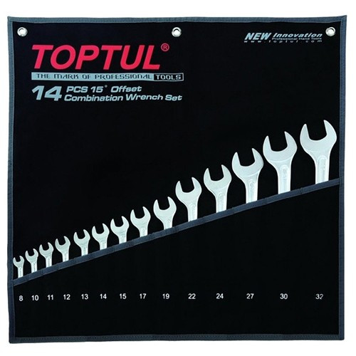 Набор ключей комбинированных 14 шт. 8-32  "Hi-Performance"  TOPTUL GPAX1401
