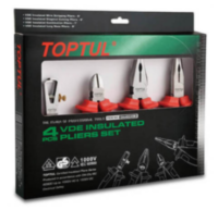 Набор пассатижей диэлектрических 4 ед. 1000V VDE GAAE0406 TOPTUL