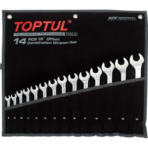 Набор ключей комбинированных 14 шт. 8-24  "Dynamic"  TOPTUL GPAQ1402