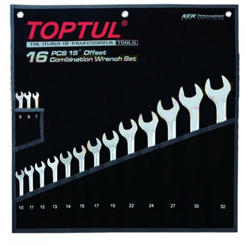 Набор ключей комбинированных 16 шт. 7-32  "Hi-Performance"  TOPTUL GPAX1601