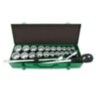 Набор инструмента метр.+дюймового 3/4" 26ед. (12-гр.)   metal case  TOPTUL GCAD2608