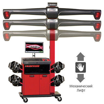 Стенд регулировки развал-схождение 3D Hunter WA440E+HE421CR3E