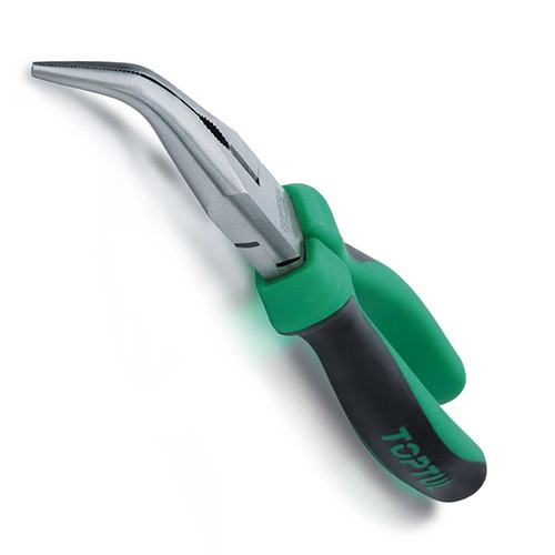 Плоскогубцы с удлиненными губками  8" загнутые  TOPTUL DFBA2208