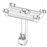 Канавный гидравлический домкрат HEAVY DUTY, 20 т, 750мм HPL-20750 KhZSO