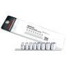 Набор головок TORX 3/8" E8-E20 8ед.(звезда Давида)  TOPTUL GAAG0802